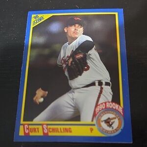 Curt Schilling 1990 Rookie Baseball Card
